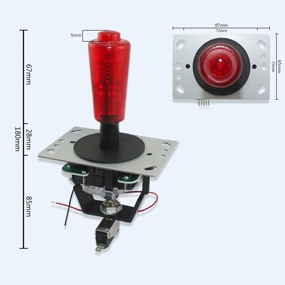 Hot Sales Classical Mini Arcade Flight Simulator Joystick