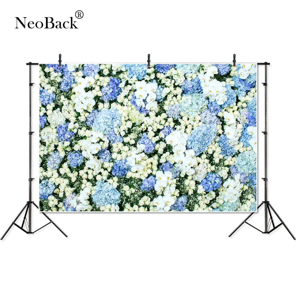 NeoBack виниловый светло-фиолетовый цветочный фон для свадебной фотосъемки детей |