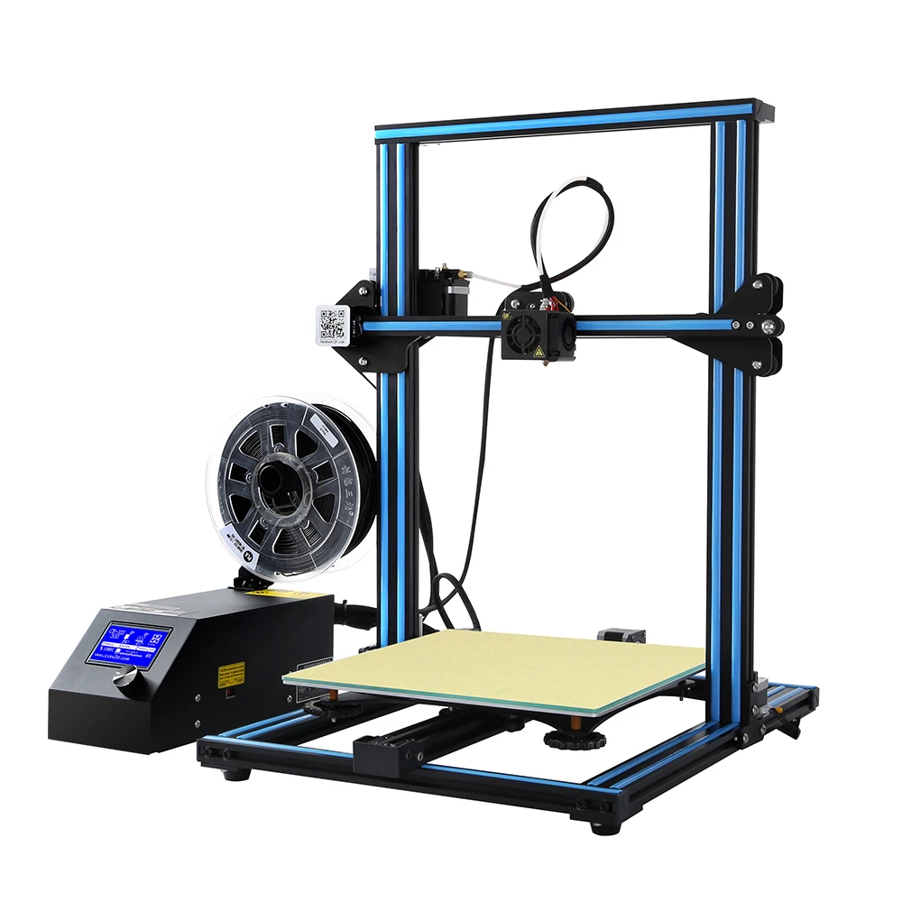 Creality 3D CR-10 3D принтер DIY 300*300*400 мм размер печати алюминиевая рамка с 200 г нить поддерживает различные 3D нити