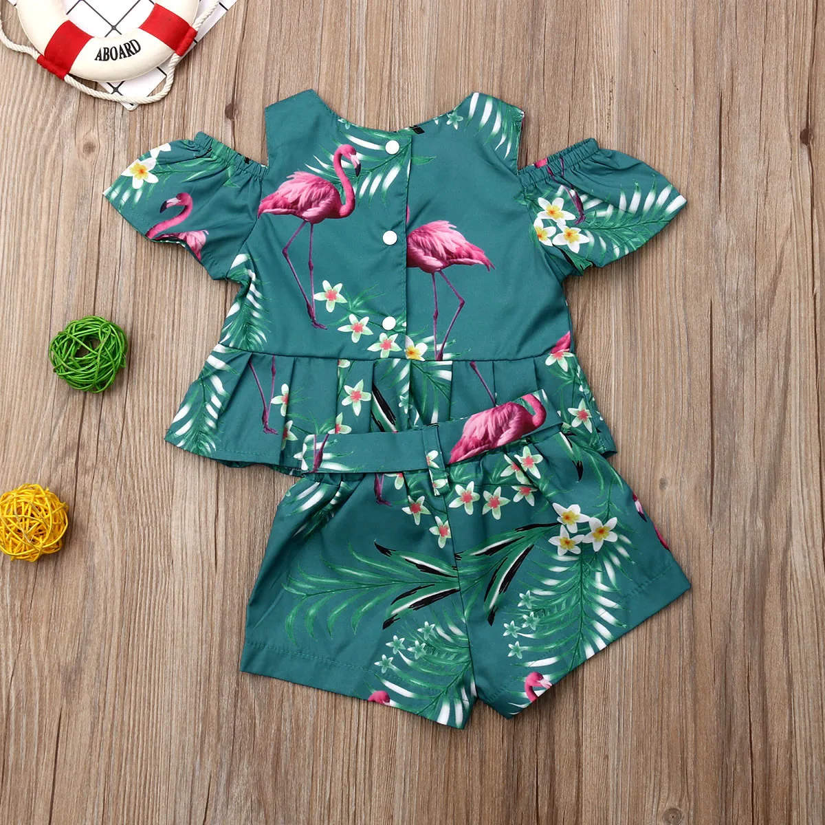 PUDCOCO/модные летние комплекты для маленьких девочек топы с цветочным рисунком и