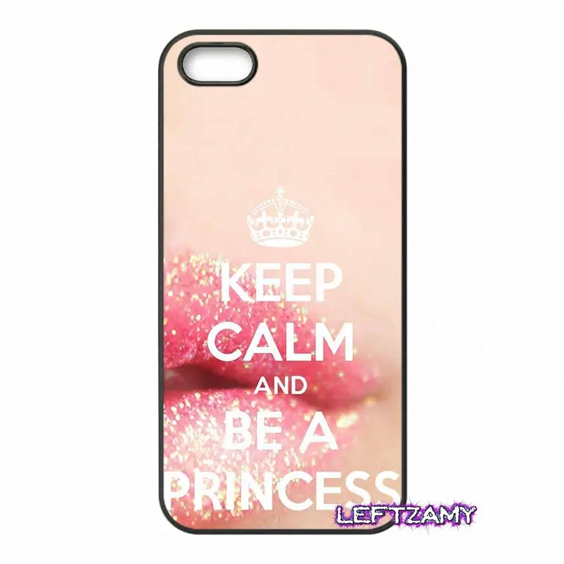 as pictures Keep Calm and Be A Princess Твердый чехол для телефона samsung Galaxy Note 2 3 4 5 8 S2 S3 S4 S5 MINI S6 S7 edge Active S8 Plus - Цвет: as pictures