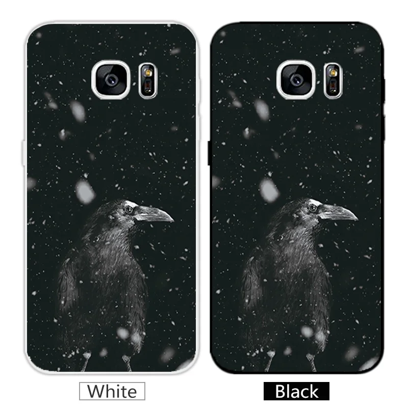 Чехол для Samsung Galaxy S7 Мягкий ТПУ Ультратонкий силиконовый гель черный матовый