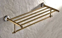 towel bar antique brass toilet towel holder towel rack shelf solid holder brief fixed bathroom accessory zba411