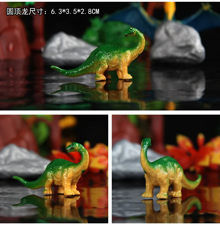 28 шт./компл. пластиковые фигурки животных тираннозавр Рекс купольный dragon Dome