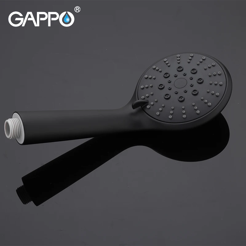 gappo shower system black bathroom shower set bath shower mixers waterfall thermostatic mixer tap wall mounted bathtub faucet free global shipping
