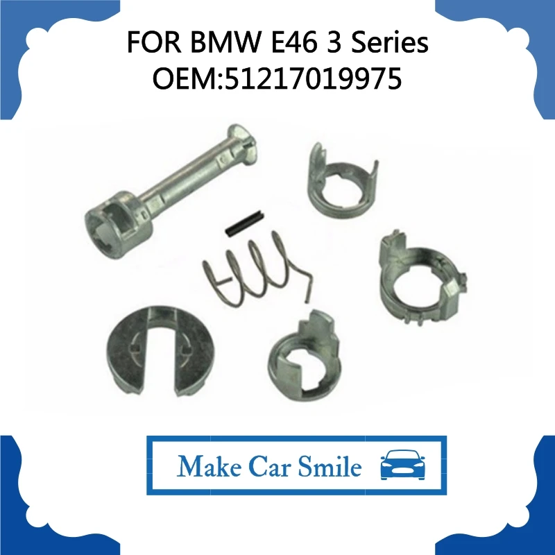 

E46 Door Lock Repair Kit Fit BMW E46 3 Series 323i 323c 323ci 325i 325xi 325c 325ci 328i M3 Barrel Cylinder 1998-2006