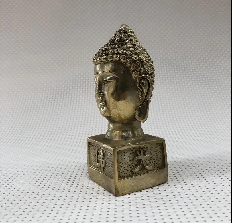 The Buddha's Head Seal Image Decoration Sakyamuni's Figure Town House Evil Protection Peace | Дом и сад