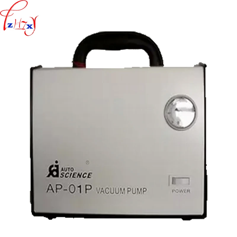 220V 1PC Oil-free diaphragm vacuum pump AP-01P laboratory liquid no oil pressure suction filter |