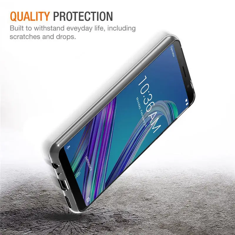 Чехол для ASUS ZenFone Max M1 ZB555KL силиконовая прозрачная задняя крышка чехол телефона ZB555