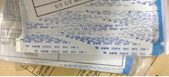 БЕСПЛАТНАЯ ДОСТАВКА FFC гибкий ленточный кабель питания типа B AWM 20624 80C 60В 100 мм 6 pin 0