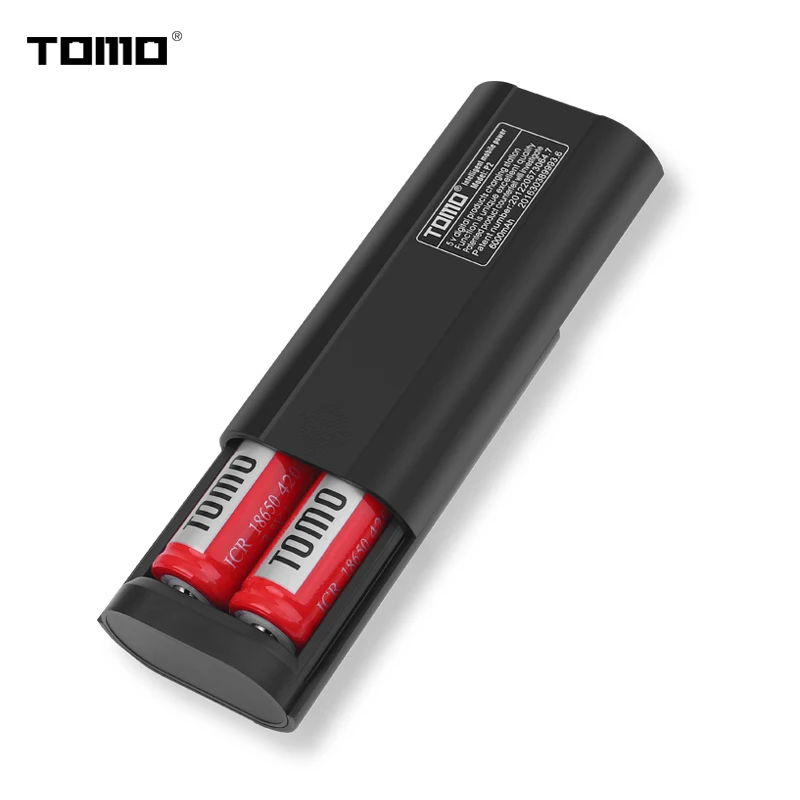 Чехол TOMO PowerBank 18650 зарядное устройство Tomo P2 Smart DIY Chargeur Box литий ионная батарея