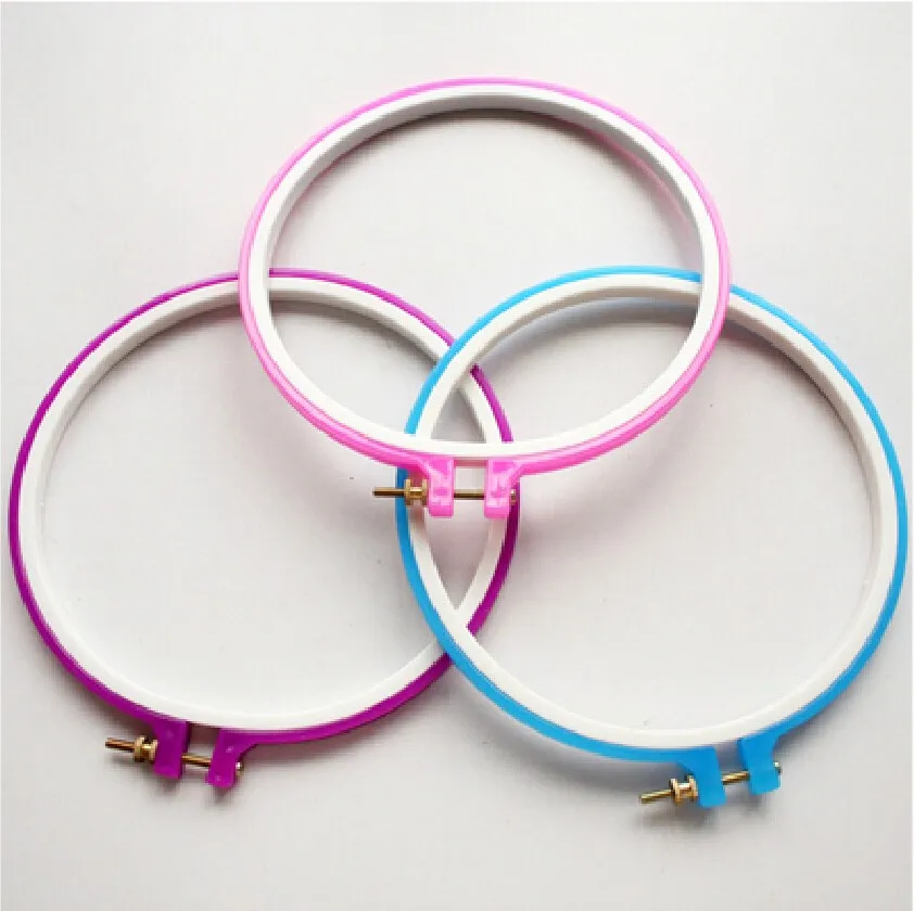QIANZEHUI Needlework DIY Cross-stitch embroidered stretch embroidery frame Spiraea finishing tool Random send | Дом и сад