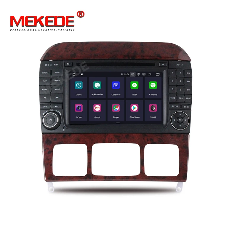 MEKEDE IPS DSP 2Din 7 'ɺndroid 9 0 автомобильный dvd-плеер для Mercedes Benz S-Class W220 W215 S280 S320 S350 S400