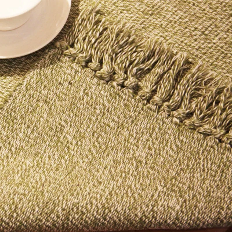 Хлопковый тканый ковер в скандинавском стиле для гостиной полоску спальни