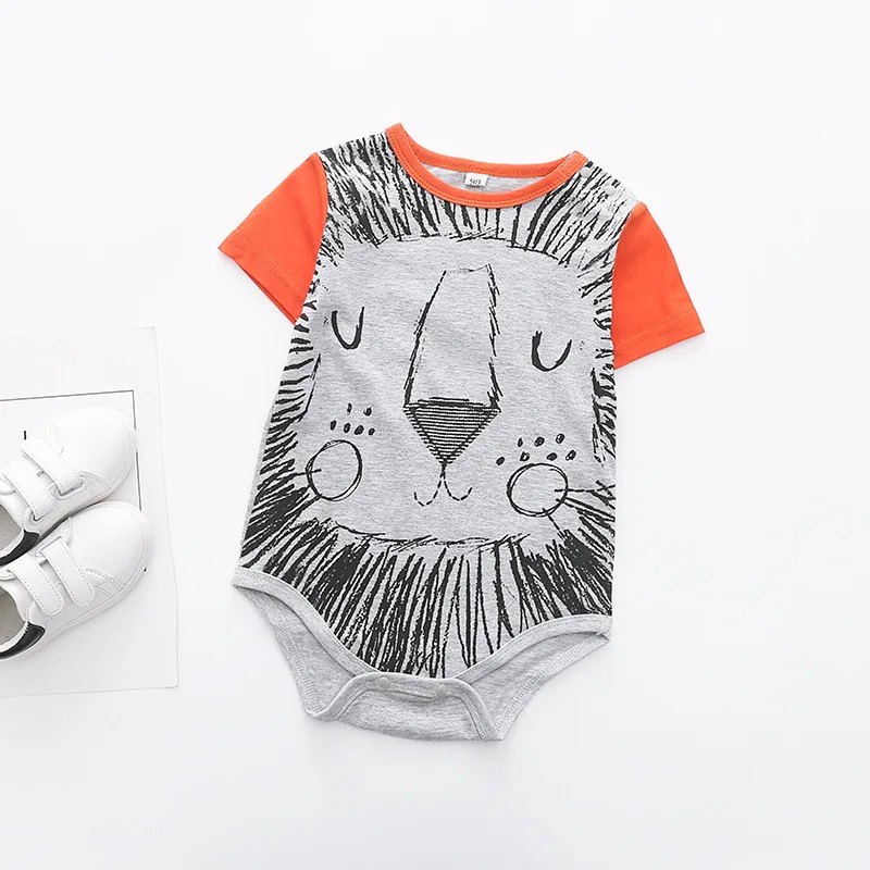Baby Bodysuits Cotton Boy Clothes Infant Short Sleeve Jumpsuit Body for Babies Newborns Clothing DS9 | Детская одежда и обувь