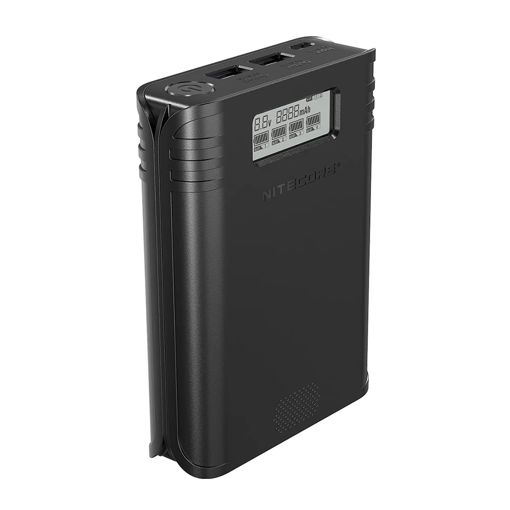 Внешний аккумулятор NITECORE F4 FlexBank 2 в 1 внешний с 4 USB портами уличный дорожный