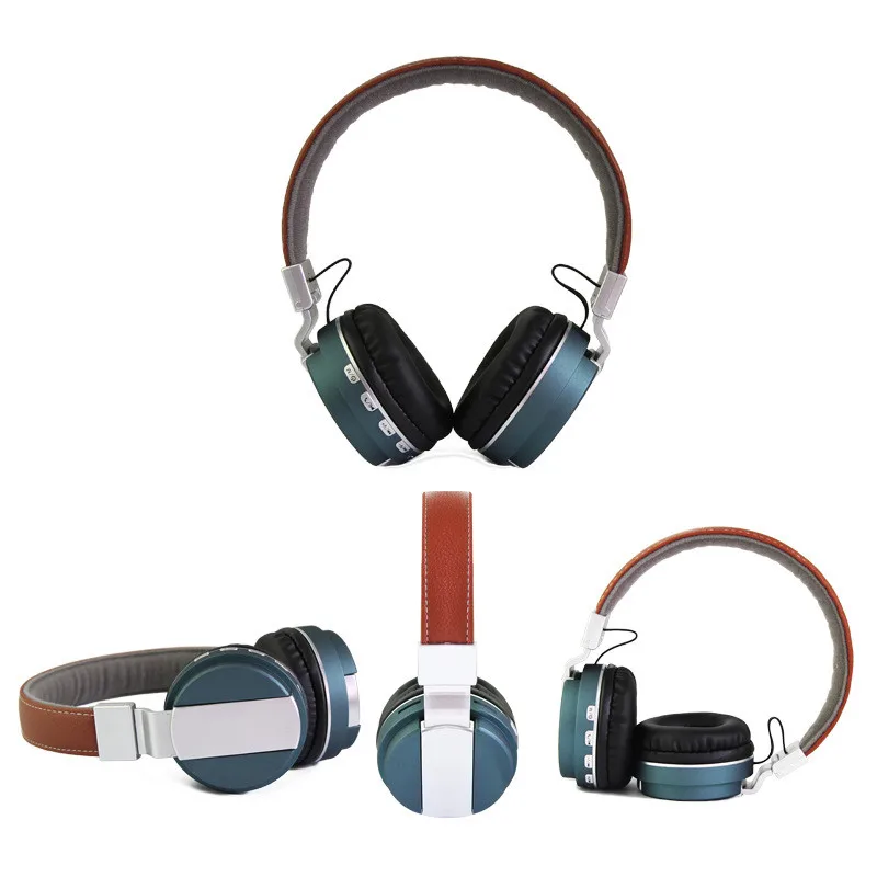 Модные HJCF складные наушники Беспроводной Bluetooth V4.0 с микрофоном мягкие Шум отмена