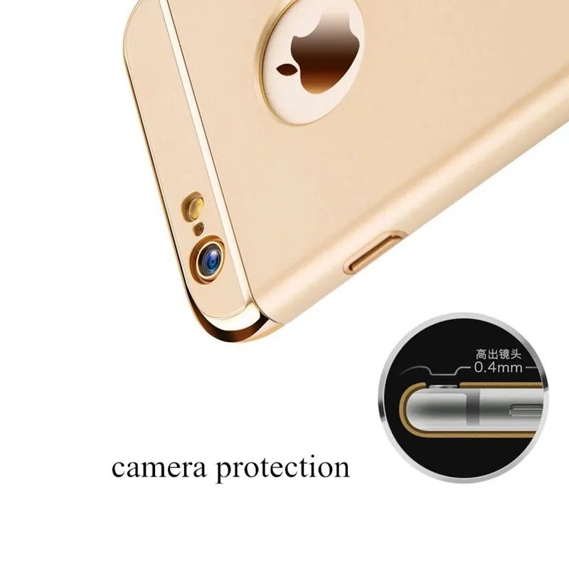 Глянцевый чехол для телефона iPhone 7 8 6 6s plus 3 в 1 задняя крышка 5 5s SE | Мобильные