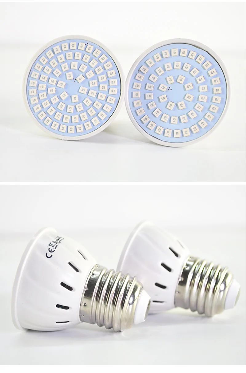 Kaguyahime 3~15W LED Grow Light E27 110V 220V LED Growth Bulb Lamp Full Spectrum 3W 4W 9W Indoor Plant Lighting UV Hydroponics