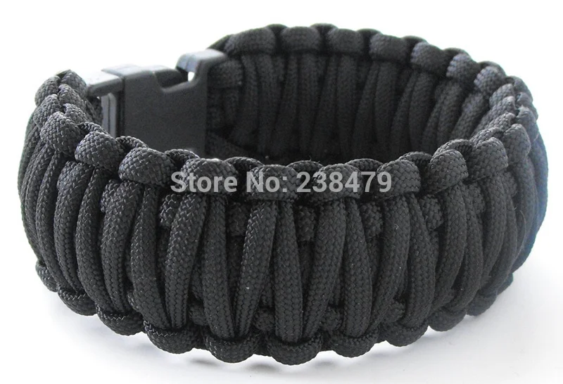 King Paracord браслет выживания (550 фунтов протестированный шнур) 6 размеров запястья 12
