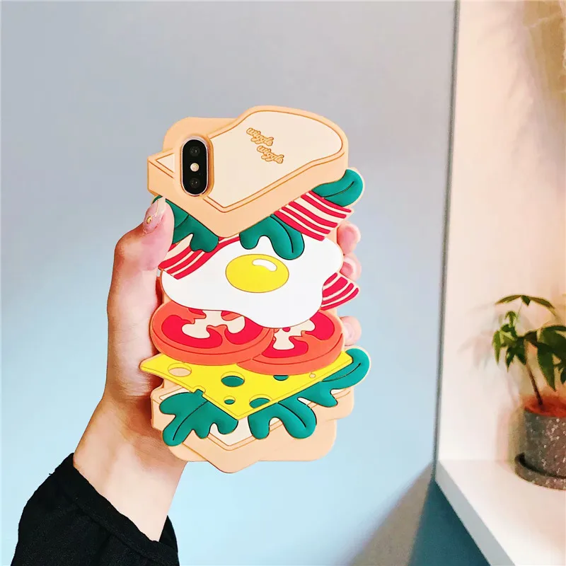 DISCASE чехол для телефона iphone 8 7 6 6s plus X милые интересные Силиконовые снэк-Soft Shell все