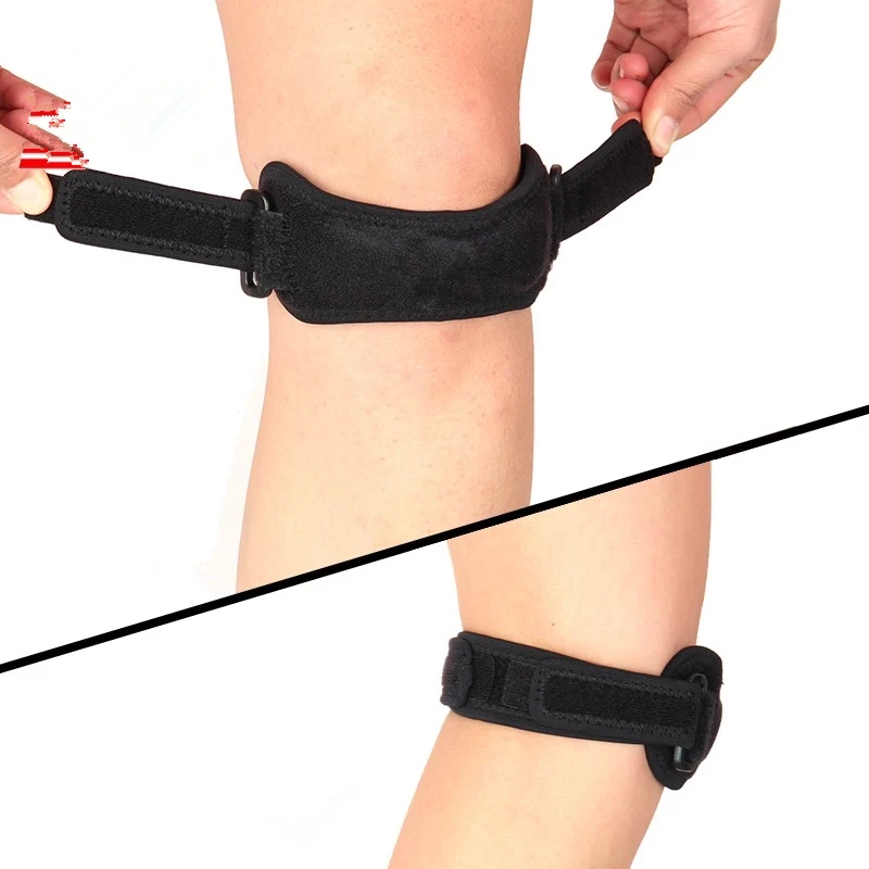 1 шт. регулируемые спортивные наколенники силиконовая коленная чашечка защита