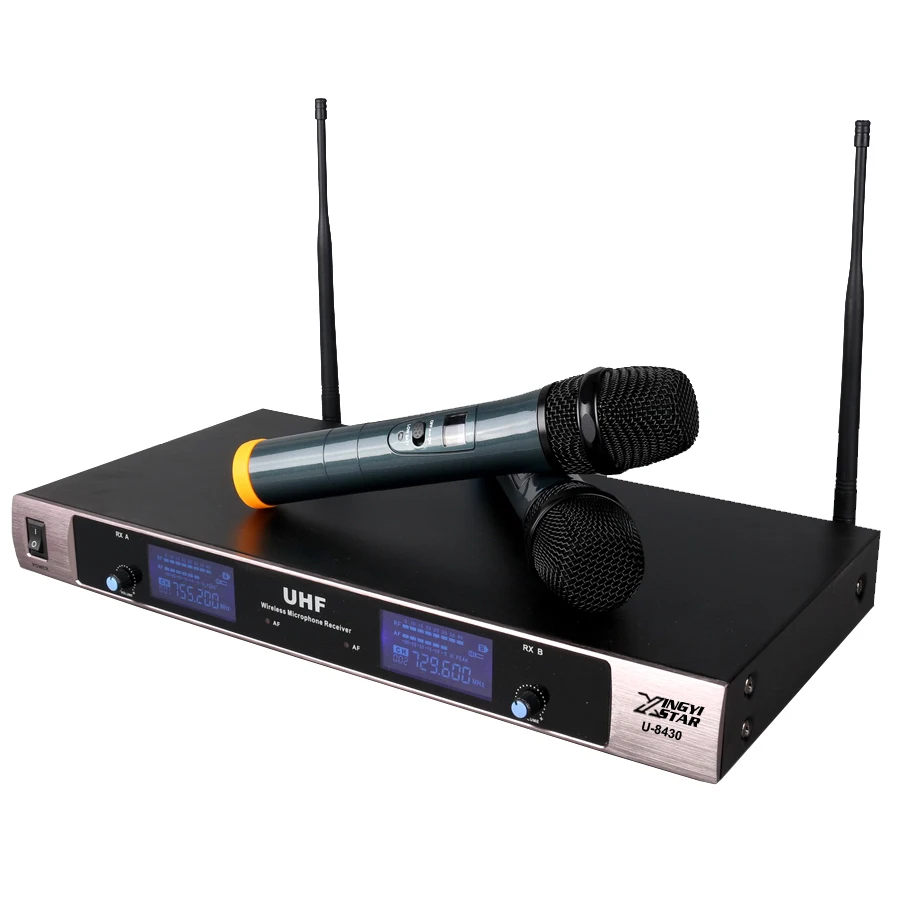 Бесплатная доставка профессиональная УВЧ Беспроводная микрофонная система