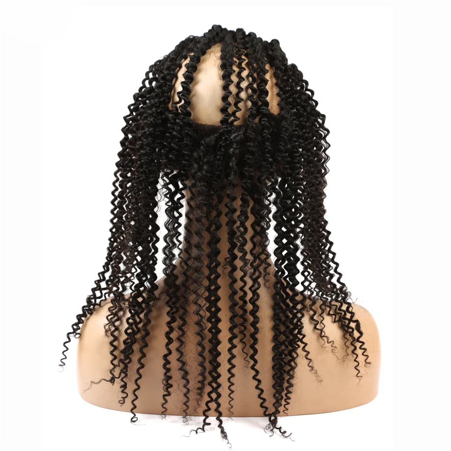 От 360 Кружева Фронтальные кудрявые Кудрявые закрытия швейцарские кружева