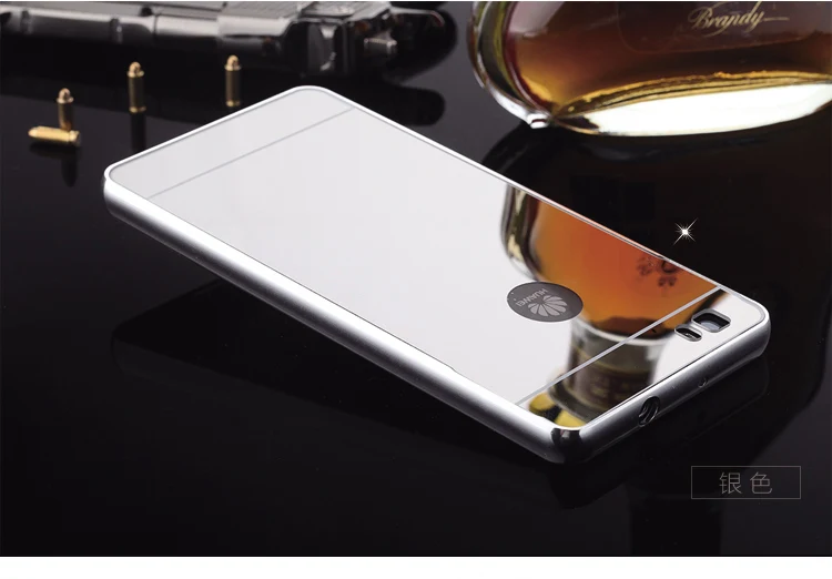 Для Huawei Ascend P8 lite 5 0 дюймов золотое покрытие алюминиевая металлическая рамка +