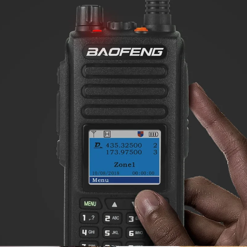 Портативная рация BAOFENG DM 1702 (GPS) VHF UHF Dual Band 136 174 & 400 470MHz Time Slot Tier 1 2 ham DMR transeiver|Рации| |