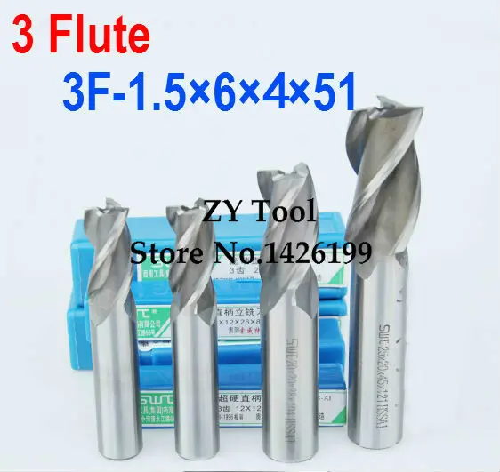 

10 pcs/set 1.5MM 3 Flute HSS & Aluminium End Mill Cutter CNC Bit Milling Machinery tools Cutting tools.Lathe Tool