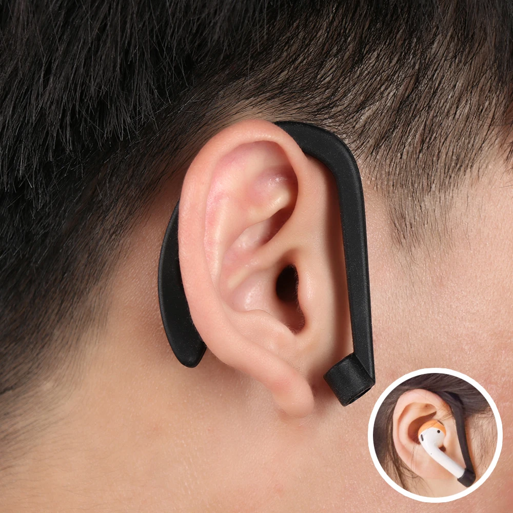 Protective Earhooks Holder Secure Fit Hooks for Airpods Apple Wireless Earphone Accessories Silicone Sports Anti-lost Ear Hook |
