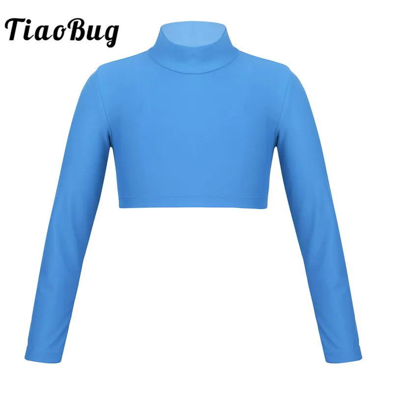 TiaoBug/Детские топы для занятий балетом и джазовым танцом подростков Однотонный