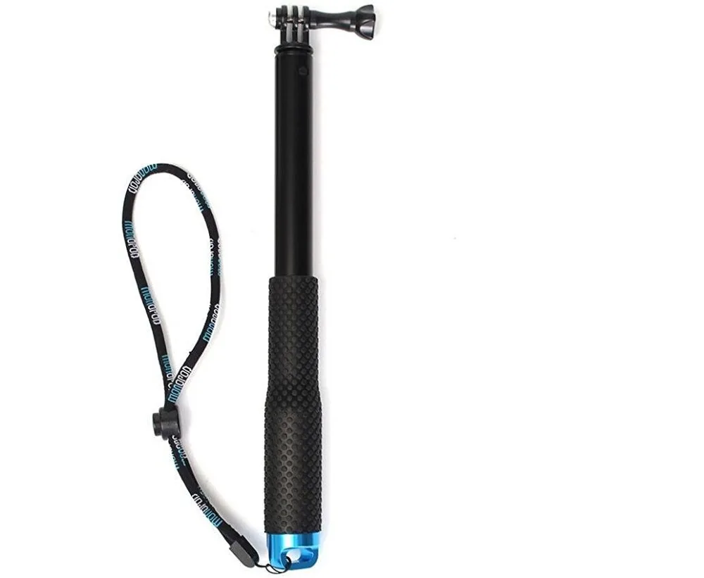 Selfie Sticks Self Handheld Extendable Pole Monopod Stick + Remote Case for Gopro HERO 9 8 10 Xiaomi yi 4k SJCAM Accessories | Электроника