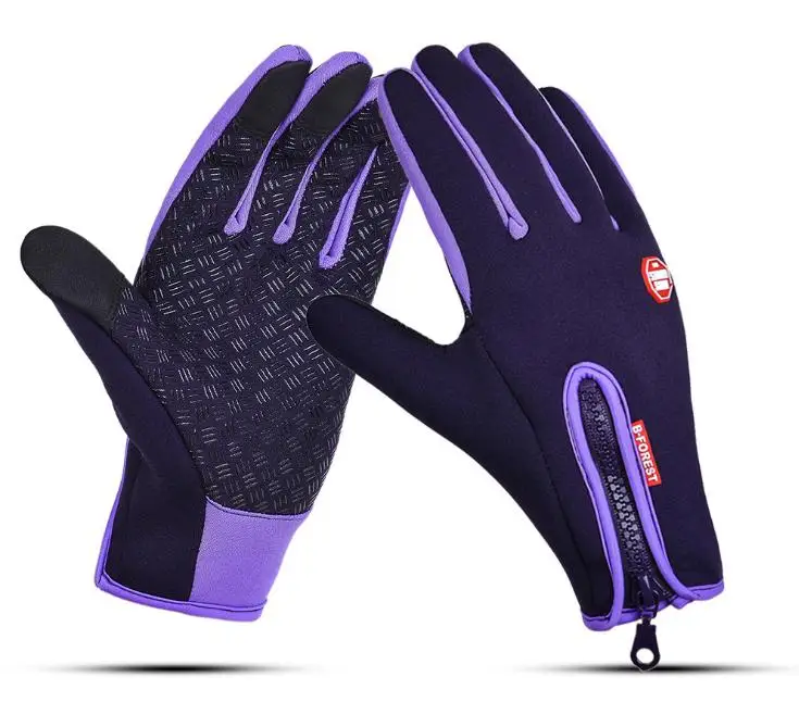 Winter Touch Screen Gloves Men Warm Windproof Glove Fashion Classic Camping Hiking Motorcycle Sports Full Finger Unisex Gloves