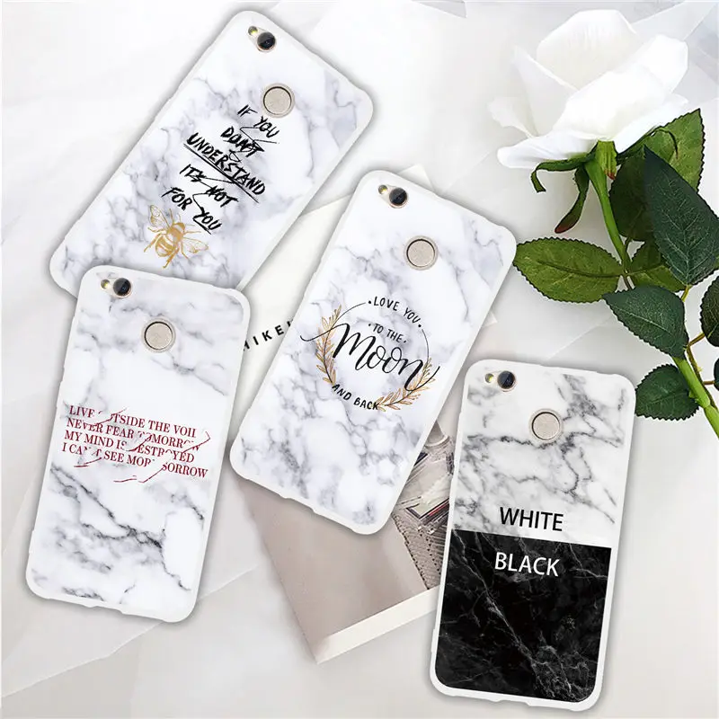 FLYKYLIN Marble Case For Redmi 4X 4A Cases Xiaomi 5A 5 Plus Back Cover on 6 Pro 6A Capa Soft TPU Silicone Coque |