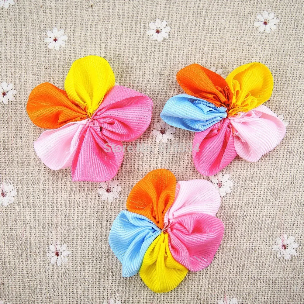 5 см корсажная лента цветы ручной работы сделай сам одежда для маленьких девочек