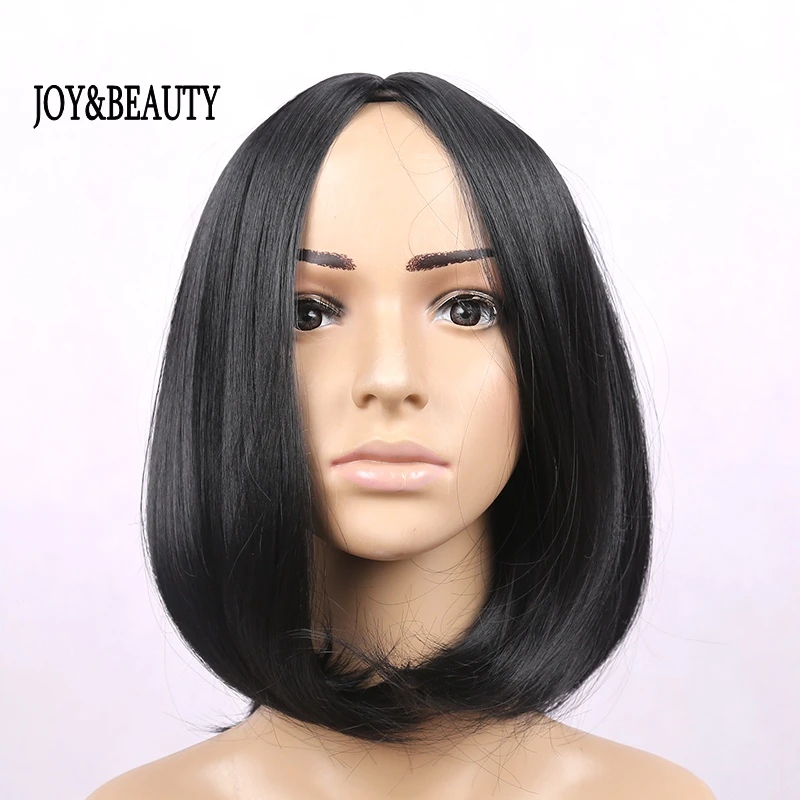 Волнистые волосы JOY & BEAUYU короткий натуральный черный женский