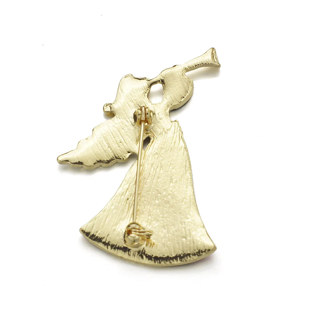 Angel Wings Brooches Music Colorful Enamel Flower Dress Brooch Pin for Women Jewelry Accessories Gifts DZ066 | Украшения и