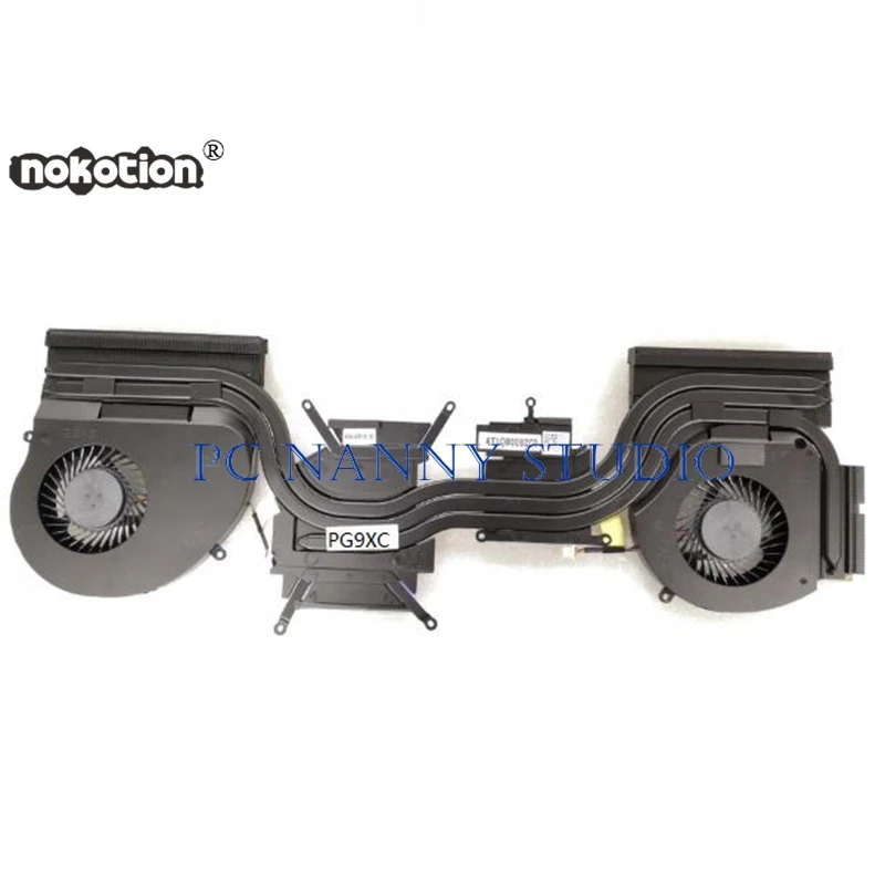 NOKOTION подлинный для DELL ALIENWARE 17 R4 CPU GPU вентилятор Радиатор в сборе PG9XC 0PG9XC