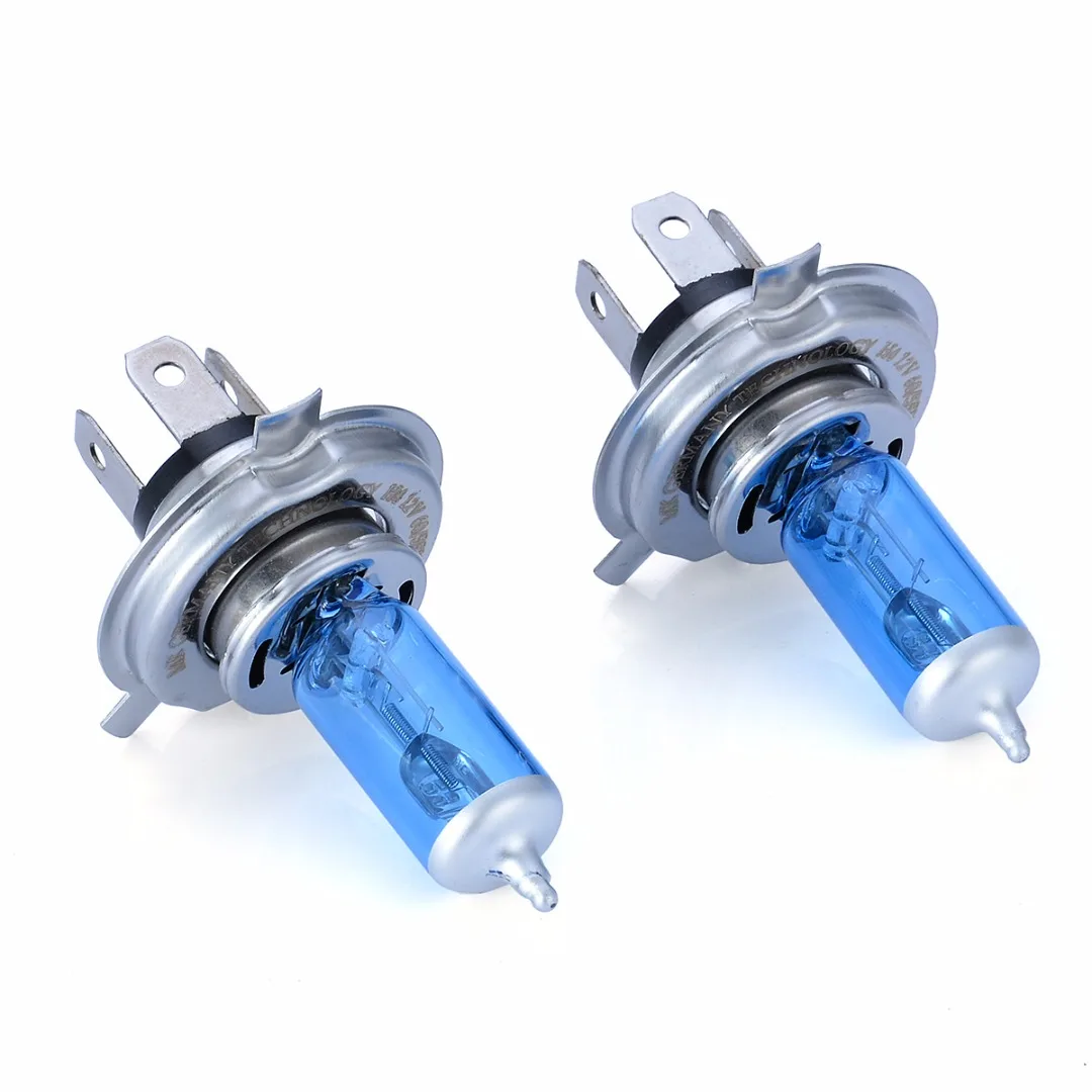 Treyues 2 шт. 12V 60/55W H4 Diamond Vision 5000K супер белые автомобильные галогенные лампы фар для мотоцикла авто