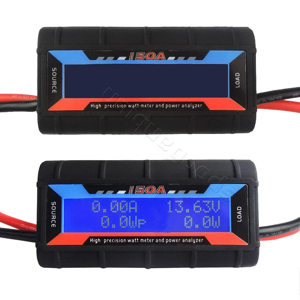 Высокоточный ваттметр FT08 RC 150A анализатор мощности с подсветкой и ЖК дисплеем