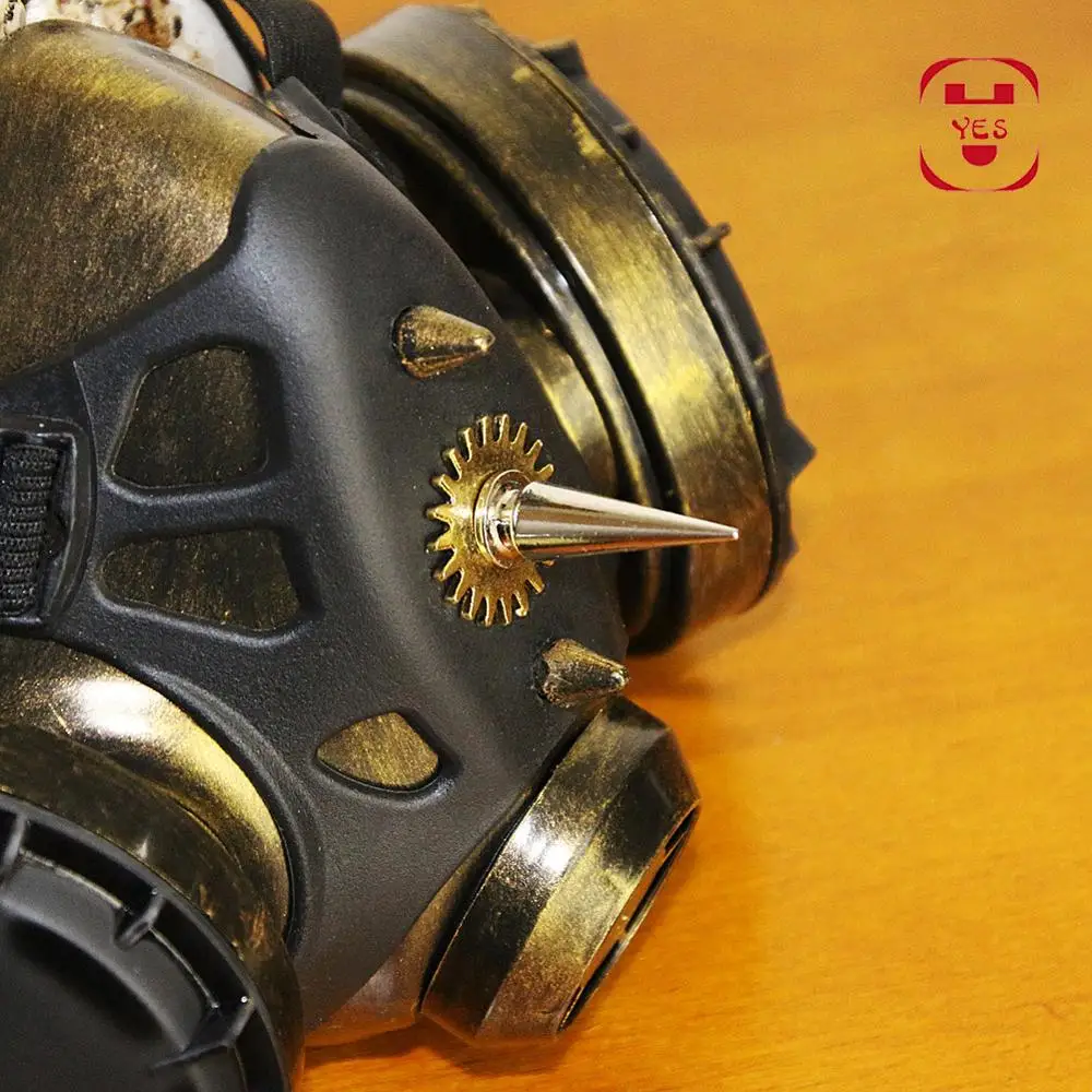Респиратор YES Steampunk маска в стиле ретро антизапотевающая маскарадная для