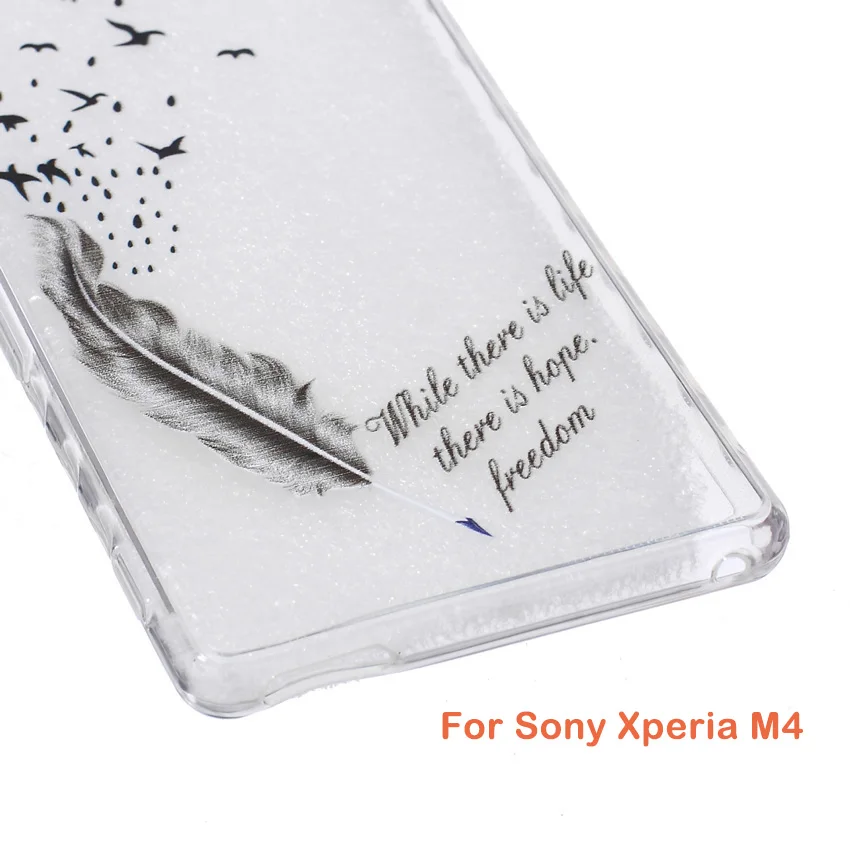 Pixpekoo для Sony Xperia M4 Aqua e2312 E2303 e2333 случае волнистые текстуры милый мультфильм