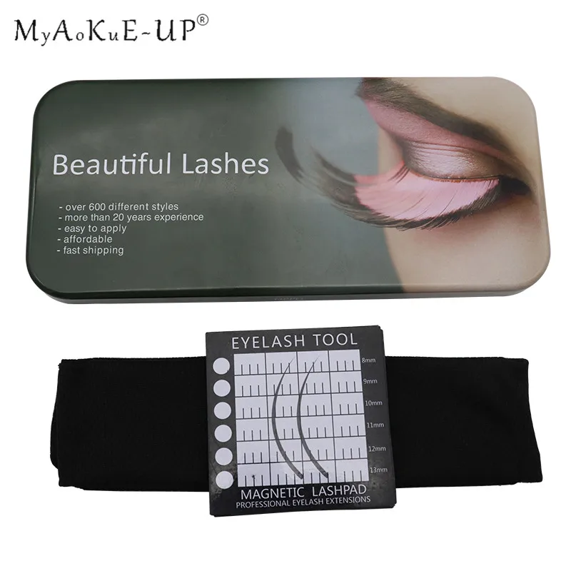 

Подвесной Магнитный шарф повязка на голову магнитные инструменты для макияжа для наращивания ресниц привитые ресницы