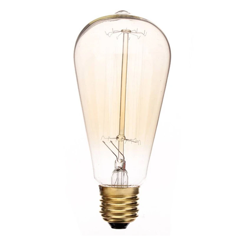 Античный Ретро винтажный E27 40 Вт 110 В/220 В Edison Light лампа накаливания свет