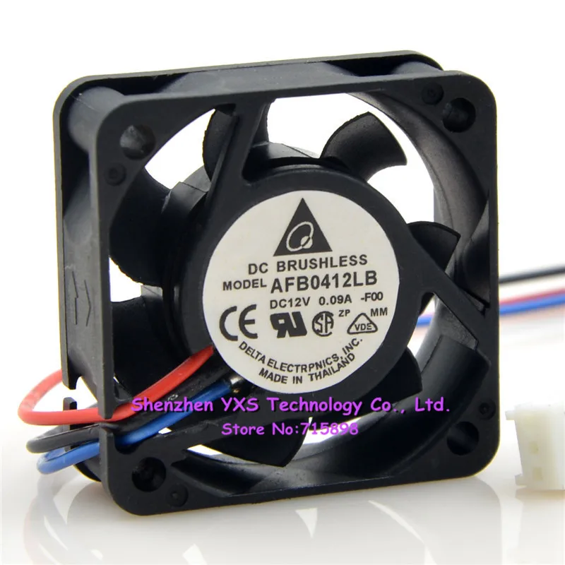 AFB0412LB 4015 40*40*15 мм 4 см DC 12V 0.09A 4000 об/мин тихий вентилятор охлаждения 3 провода |