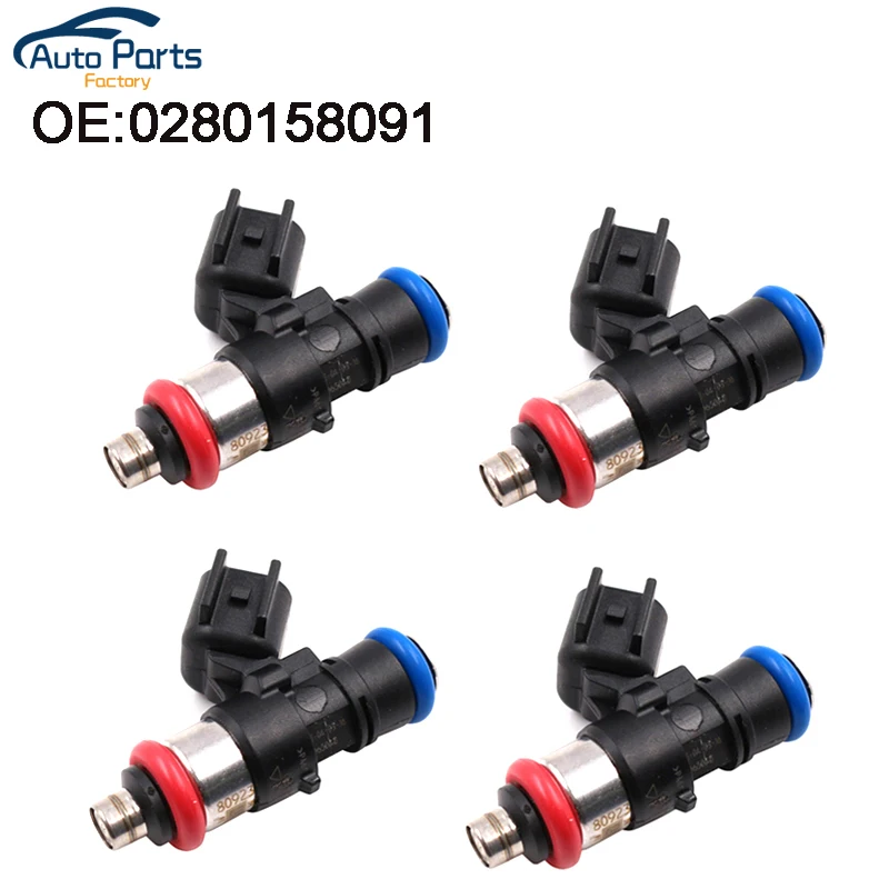 4 шт. новый топливный инжектор/Топливный сопло для Mazda CX 9 Lincoln MKZ Ford Edge 3.5L 0280158091 ZZJ1 13