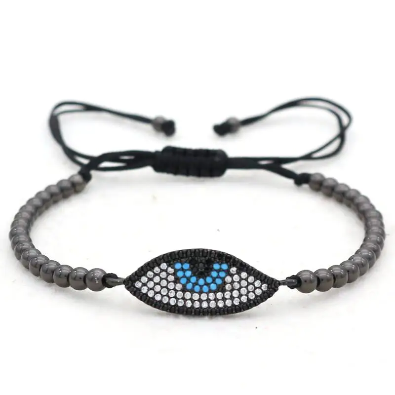 Женский браслет Шарм медные бусины 4 мм|braided rope bracelet|charm braceletrope bracelet |