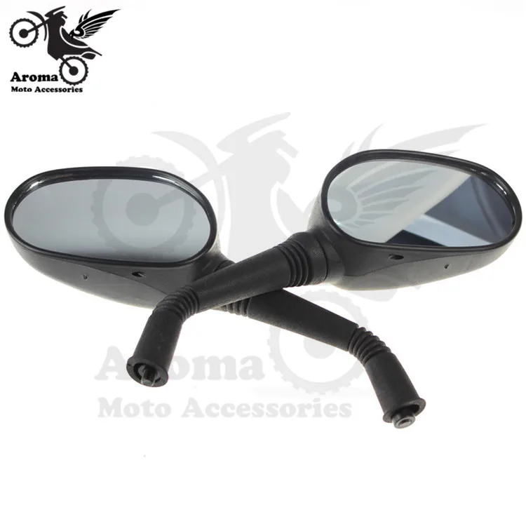 

black 8mm motorcycle rearview mirror unviersal motorbike Backup mirror for yamaha honda suzuki kawasaki Harley-Davidson Ducati